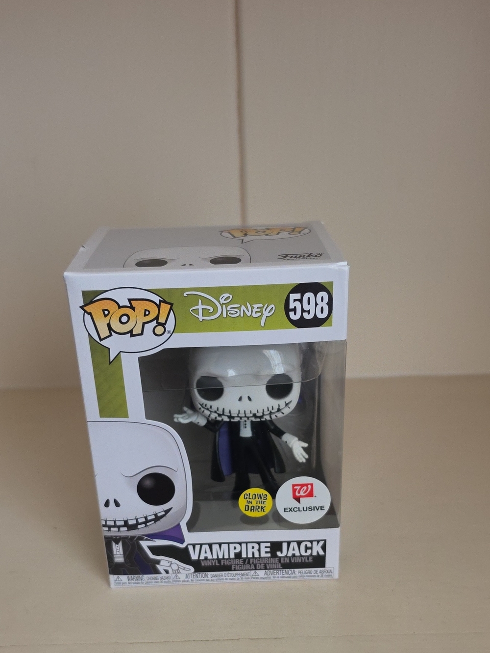 Funko Pop! Vampire Jack Vinyl Figure - White, Black & Purple